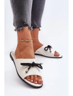 Dámské sandály z eko kůže Big Star model 21653779 Bílé - Big Star Shoes Dámské sandály z eko kůže Big Star model 21653779 Bílé - Big Star Shoes