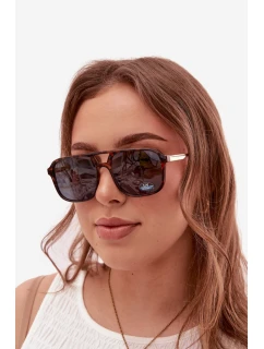 Dámské sluneční brýle s UV filtrem Hnědo-černé