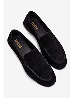 Dámské mokasiny z přírodního semiše Big Star TT274209 Černé