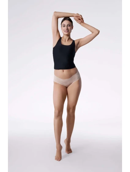 Kalhotky Bellie Beige - Julimex Kalhotky Bellie Beige - Julimex