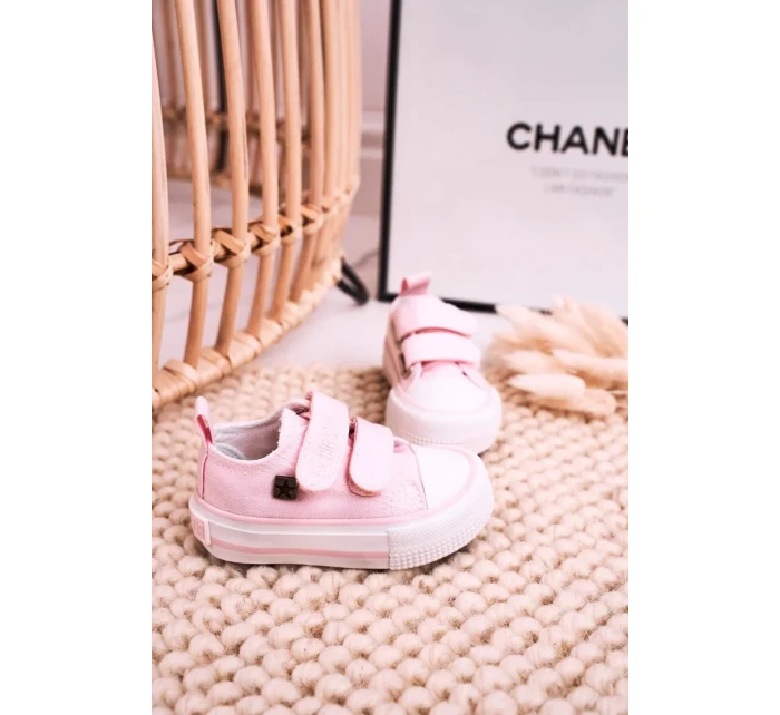 Dětské módní tenisky Big Star - světle růžové