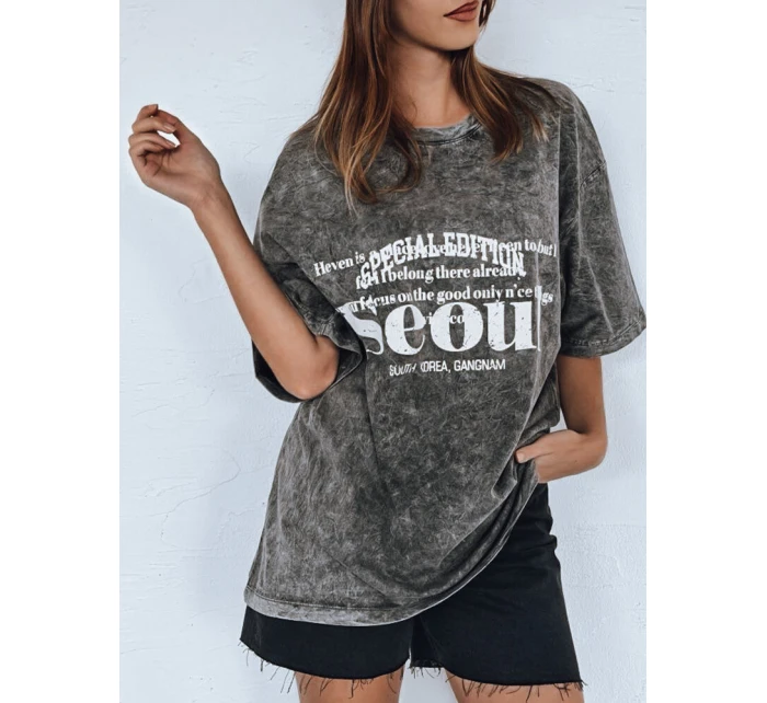 MIZGAS dámske tričko graphite FashionStreet RY2634