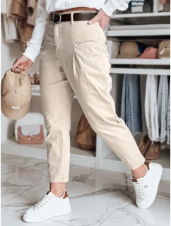 Dámské chinos kalhoty světle béžové Dstreet model 21986289 - FashionStreet