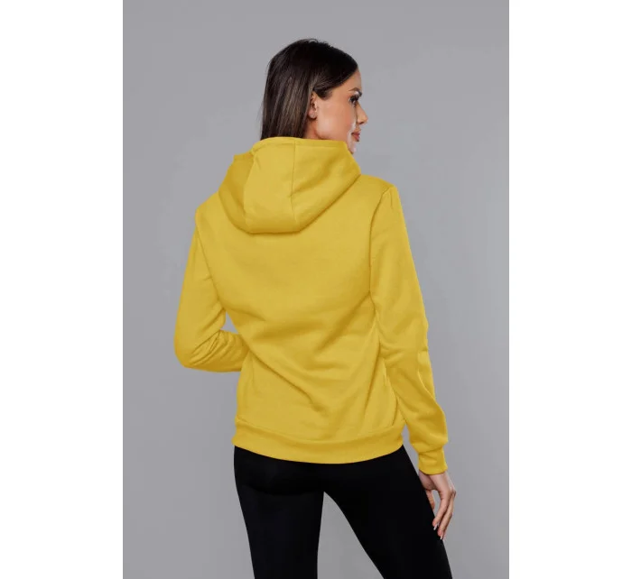 Žlutá dámská tepláková mikina model 17044038 - J.STYLE