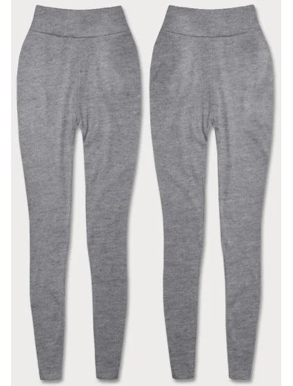 Šedé bavlněné legíny model 18485846 - J.STYLE