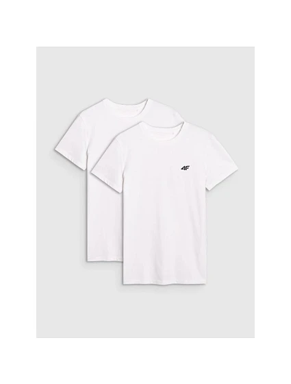 Pánské hladké tričko slim (balení po 2 ks) 4F 4FRMM00TTSHM3068-10S Pánské hladké tričko slim (balení po 2 ks) 4F 4FRMM00TTSHM3068-10S
