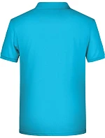 Pánské piqué polo z bio bavlny 02. turquoise model 22437883 - Daiber Pánské piqué polo z bio bavlny 02. turquoise model 22437883 - Daiber
