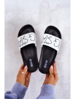 Dámské gumové pantofle Big Star model 21576902 Černobílé - Big Star Shoes Dámské gumové pantofle Big Star model 21576902 Černobílé - Big Star Shoes