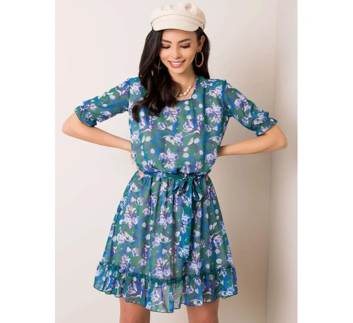 Sukienka LK SK model 19779785 zielony - FPrice Sukienka LK SK model 19779785 zielony - FPrice