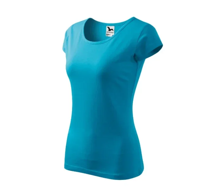Čisté dámske tričko tyrkysové Čisté dámske tričko tyrkysové