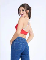 Športová podprsenka O02A11MC01P-G587 červená - Guess Športová podprsenka O02A11MC01P-G587 červená - Guess