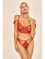 Dámska podprsenka Angel SC-1146 Red - Kinga