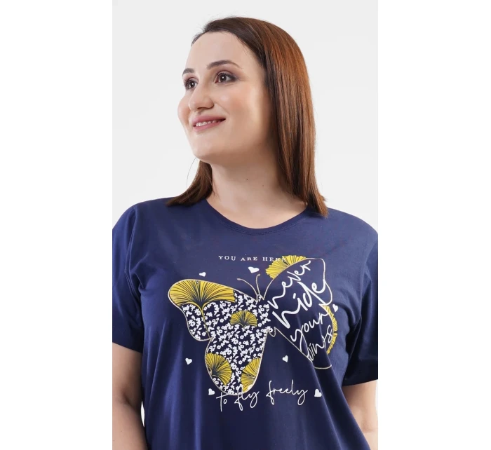 Dámska nočná košeľa s krátkym rukávom Melanie