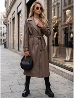 damski z paskiem taupe model 22347680 - FashionStreet