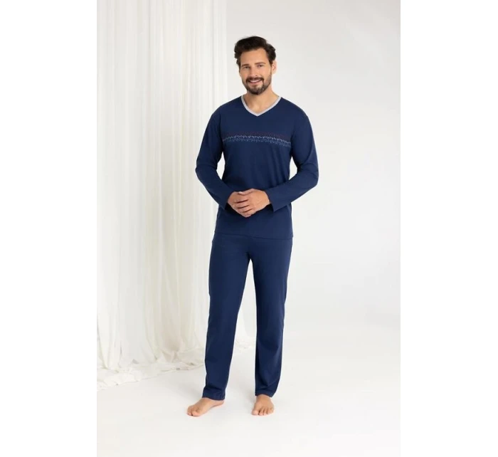 Regina 485 long/r M-XL Z25/26 pánske pyžamo