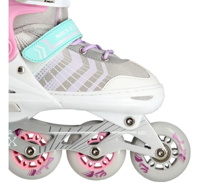 růžové inline brusle velikosti s velikosti model 21810812 - Nils Extreme růžové inline brusle velikosti s velikosti model 21810812 - Nils Extreme