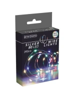 DRÔTENÉ SVETLÁ GIRLANDA NA BATÉRIE 80 VIEDOL VIAC FARIEB