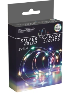 DRÔTENÉ SVETLÁ GIRLANDA NA BATÉRIE 80 VIEDOL VIAC FARIEB