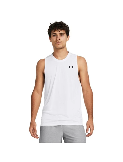Pánské tričko bez rukávů UNDER ARMOUR UA TECH TANK 1382795-100 Pánské tričko bez rukávů UNDER ARMOUR UA TECH TANK 1382795-100