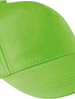 K-up KP 116 5-panelová čiapka s šiltom 20.0116 lime