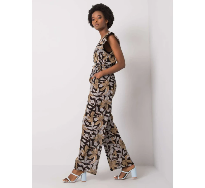 Kombinéza DHJ KO 13568.13P čierna a béžová