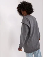 Tunika EM TU HS 21 model 18798914 ciemny szary - FPrice Tunika EM TU HS 21 model 18798914 ciemny szary - FPrice