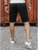 Pánske džínsové šortky čierne FashionStreet SX2435