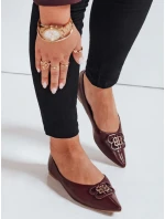 Dámské bordó baleríny Dstreet model 21992139 - FashionStreet