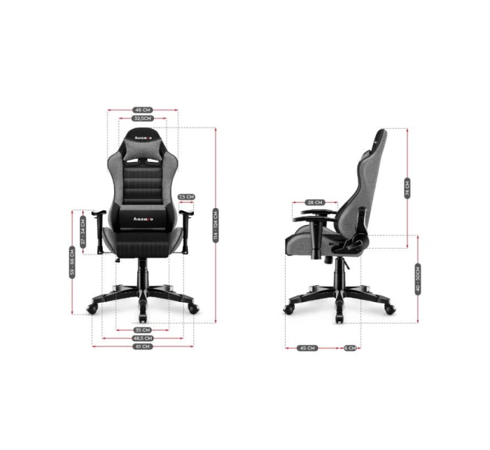 Herní židle Grey Mesh model 21325958 - Huzaro Herní židle Grey Mesh model 21325958 - Huzaro