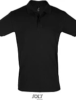 SOL'S Perfect Men Pánske polo tričko z piké 25.1134 čierne