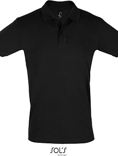 SOL'S Perfect Men Pánske polo tričko z piké 25.1134 čierne