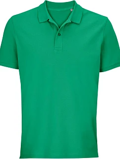 SOL'S Pegase Unisex piqué polo z těžké bavlny 25.4242 spring green