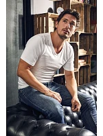 Promodoro 3082 Pánske tričko „Slim Fit“ s výstrihom do V 40.3082 biele Promodoro 3082 Pánske tričko „Slim Fit“ s výstrihom do V 40.3082 biele