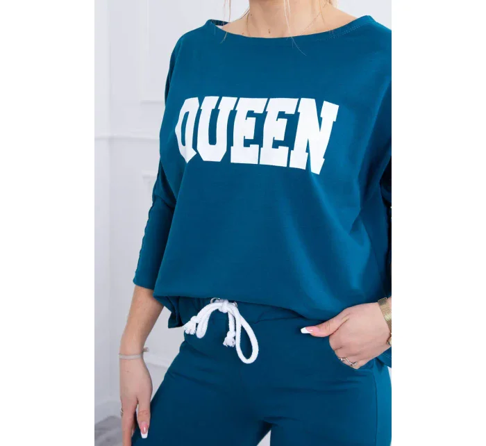 Sada s potiskem model 18748103 Queen - K-Fashion Sada s potiskem model 18748103 Queen - K-Fashion