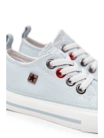 Dziecięce Klasyczne Niskie Trampki BIG STAR HH374094 Niebieskie Dziecięce Klasyczne Niskie Trampki BIG STAR HH374094 Niebieskie