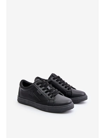 Pánské Tenisky Z Eko Kůže Big Star model 21669511 HiPoly System Černé - Big Star Shoes