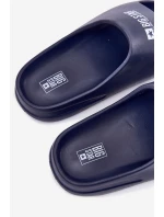 Piankowe Klapki Męskie Z Logo Big Star RR174A014 Granatowe