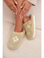 papuče s květinami pistáciové model 21772534 - Boto papuče s květinami pistáciové model 21772534 - Boto