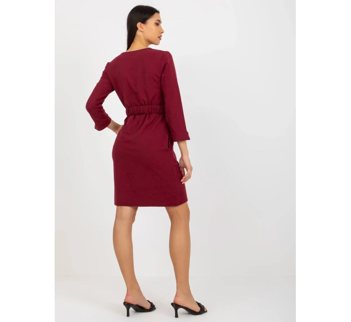 Dámské šaty TW SK BL bordó model 18044126 - FPrice Dámské šaty TW SK BL bordó model 18044126 - FPrice