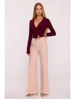 M875 Široké nohavice - béžové