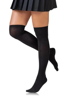 Dámske podkolienky OVERKNEE Black - BELLINDA