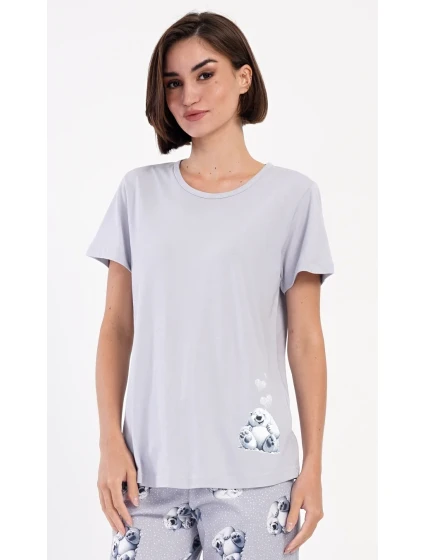 Dámské pyžamo kapri Polar model 22407212 - Vienetta Dámské pyžamo kapri Polar model 22407212 - Vienetta