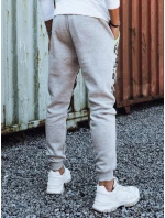 Pánske maskáčové sivé tepláky FashionStreet UX4428