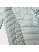 Ľahká dámska bunda v mätovej farbe s odnímateľnou kapucňou J Style (16M9230-156) Ľahká dámska bunda v mätovej farbe s odnímateľnou kapucňou J Style (16M9230-156)