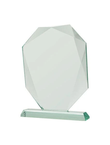 Sklenená trofej s matným podstavcom