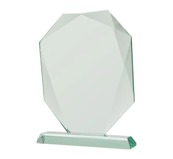 Sklenená trofej s matným podstavcom