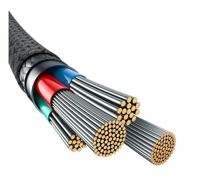 Baseus Nezlomiteľný kábel USB-IP 2,4A 1 m (čierny)