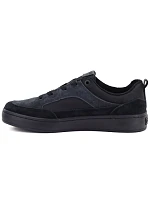Černé pánské sportovní kožené polobotky v stylu model 22323654 - Big Star