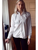 J.Harvest & Frost 01 Relaxed Women Nežehlivá halenka s dlouhým rukávem white model 22454234 J.Harvest & Frost 01 Relaxed Women Nežehlivá halenka s dlouhým rukávem white model 22454234
