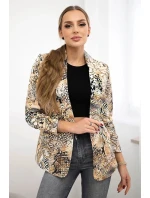 Bavlnená bunda s farebnou potlačou ťavy Bavlnená bunda s farebnou potlačou ťavy